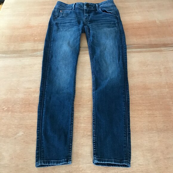 Hudson Collin Flap Pocket Skinny Ankle Jeans Women 26 Blue Mid Rise Stretch - Picture 1 of 16